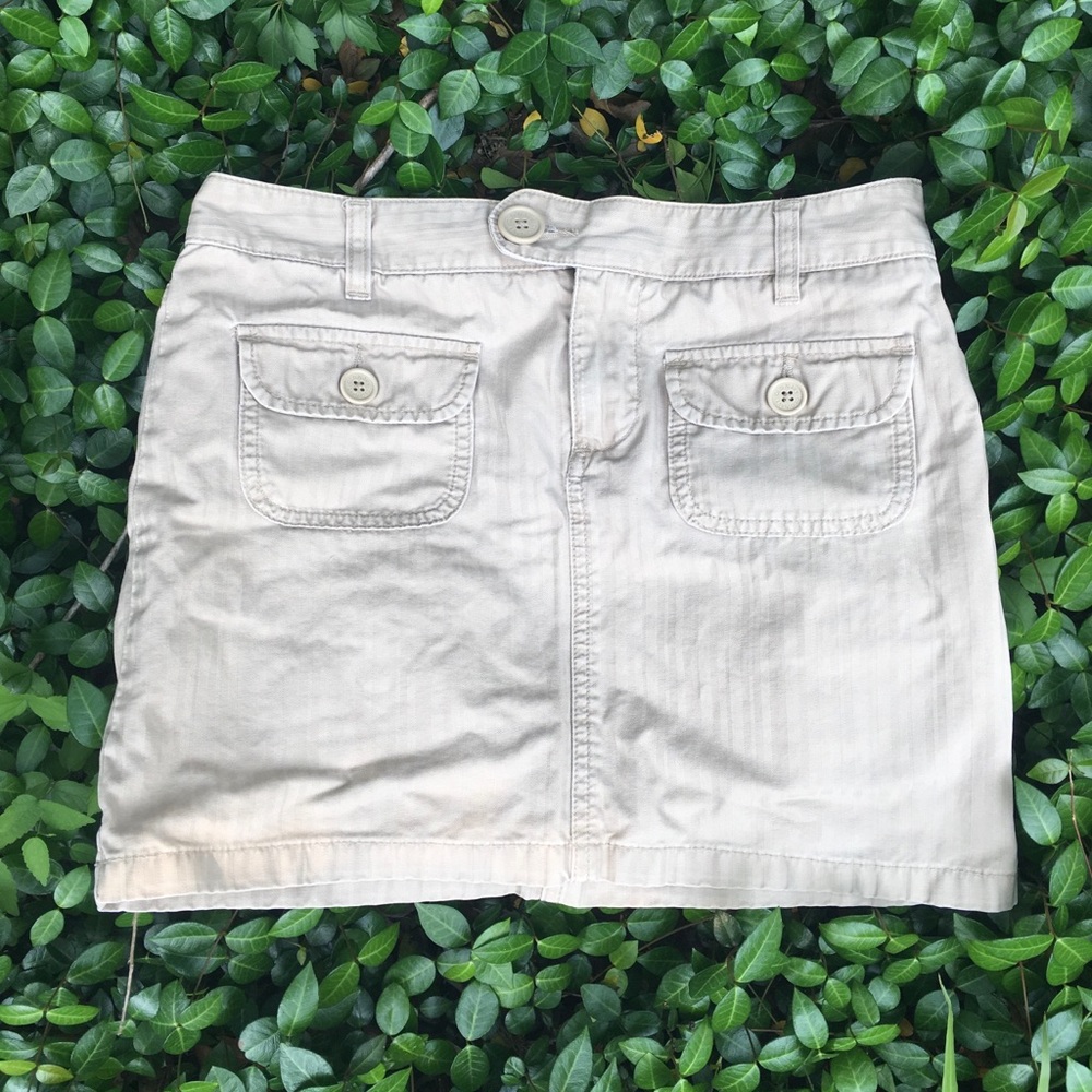 Old Navy Tan Cargo Skirt